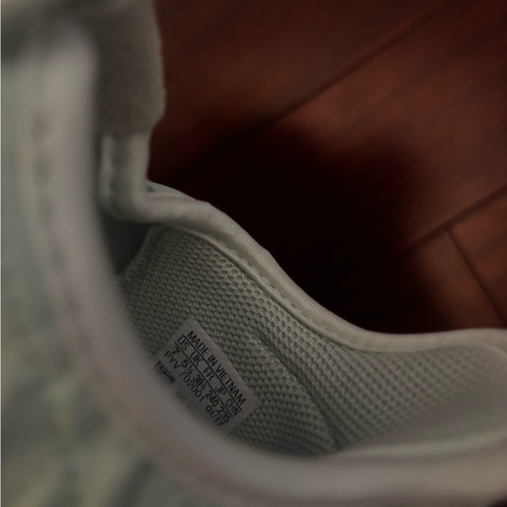 Adidas Women's Textured Mint Green Sneakers - Picture 4 of 4